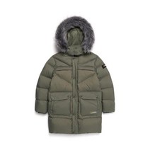 [정품인증] 238742 내셔널지오그래픽키즈 [22FW]K224UDW100-054 AIR BREATH 롱 다운 JP LICHEN KHAKI