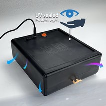 uv프린터 평판프린터 uv인쇄 미니 Led UV 젤 경화 상자 램프 기계 자외선 3D 프린터 수지 접착제 오일 유리, 01 365nm
