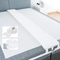 키밍 패밀리침대 연결 패드 틈새막이 고정 벨트, 더블윙스 200x30x8cm 2단고정_실버