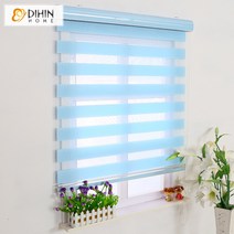 블라인드줄교체 암막커튼암막 커튼 얼룩말 블라인드 방 창문용 더블 레이어 롤러 맞춤형 사이즈, 16 B116