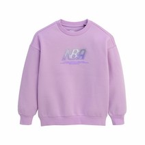 NBA KIDS 믿고 사는 브랜드 겨울 기모 여 아 엠보 로고 맨투맨 K214TS610P_VI