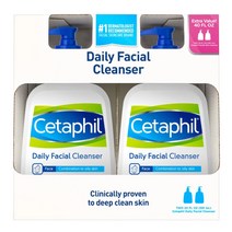Cetaphil 세타필 미국 데일리 페이스 클리너 세안제 물비누 클렌징폼 591ml 2팩
