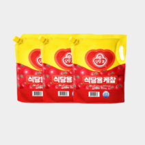 오뚜기 식당용 업소용 대용량 토마토 케찹 케첩 팩 3.3kg, 3팩