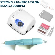 네일 드릴 젤네일 제거 드릴 셀프네일 쏙오프 큐티클제거기 45k new arrival strong 210 plus pro 105 105l 핸드피스 65w 45000rpm 기계, 협력사, strong210pro105ln