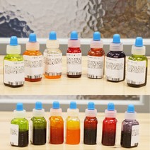 쿡앤베이크 천연과즙색소 7색Set 고운빛깔 리얼과즙, 1세트