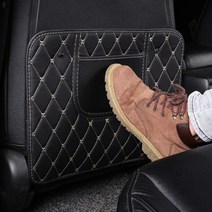 자동차 킥매트 포켓형 가죽 차량용 뒷자석 보호 매트 커버 용품 쏘렌토카매트 벤츠차매트 킥매트 시트