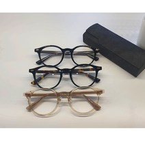 모이콧스타일 뿔테 안경