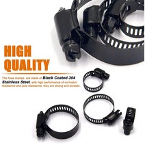 탁상바이스 미니 소형 목공 테이블 10/20pcs 블랙 웜 드라이브 호스 클램프 3/8in. 스테인레스 스틸 연료, 10 20pcs 19-29mm