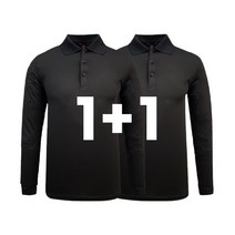 [1+1] 데일리 봄 가을 춘추용 스판 카치온 카라 냉감 긴팔티셔츠 1+1판매이벤트