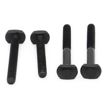 스레드로드 나사 너트 블랙 탄소강 모양 펀치 밀링 머신 막대 클램핑 캡 볼트, m12 1pc, 100mm