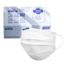 월드세이프티 비말차단 덴탈마스크 KF-AD 50매 의약외품 국내생산