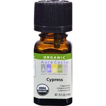 아우라카시아 퓨어 아로마테라피 오일, 7.4ml, Cypress, 1개