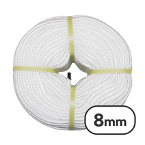200m PP로프 1롤 8mm 브레이드 밧줄 안전 끈 수상