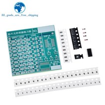 스크린톤 글라스펜 전자 스케치북 led DIY 회로 기판 PCB SMT SMD 납땜 연습 보드 키트 패니 스킬 트레이닝