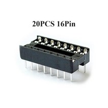 IC 소켓 어댑터 솔더 타입 IC 커넥터 칩베이스 2.54mm DIP8 DIP14 DIP16 DIP28 DIP40 28 14 16 8 40 핀 DI, 20pcs 16pin, 03 20pcs 16pin