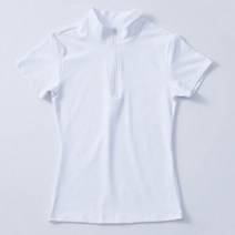 승마바지 승마복 조끼 승마 의류 티셔츠 여성 티 탑스 말 등 라이더 여름 반팔 장비 플러스 사이즈, 01 백색_03 L