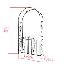 전원주택 정원 철제 아치 게이트 대문 넝쿨식물 지지대, 01번 단일옵션_국내화물택배비별도
