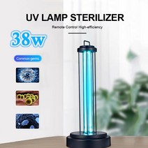 자외선 살균기 소독기 110V/220V 원격 제어 살균 가정 소독 38W UVC 램프 오존 석영 UV 빛, Remote Control, with ozone