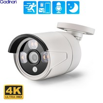 경찰바디캠Gadinan-신제품 4K 8MP IP 카메라 소니 IMX415 오디오 야외 POE H.265 Onvf 금속 총알 CCTV 홈, 01 DC 12V 8MP_04 8mm