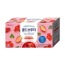 담터 콜드브루티 딸기 히비스커스 20T, 4개