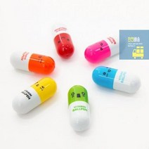 비타민 알약볼펜 유아 미술놀이 초딩 유아 만들기 키트 초등학생 만들기 세트, 옐로우 UFCPN0014