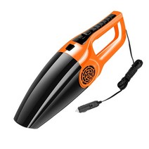 흡입력좋은청소기 120w 3600mbar 자동차 진공 고 흡입 핸드 헬드 12v 미니 5 미터 국수 건식 및 습식 이중 사용 자동차 인테리어, 하얀