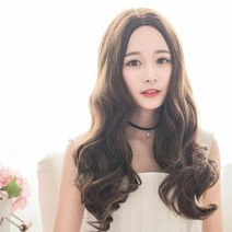 마롱패션 여자 패션 펌 가발 웨이브머리 여신 스타일 통 여성