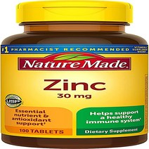 네이처메이드 Zinc 30mg 아연 100정 100일분, 1개