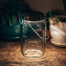 선넨글라스 태양광 LED 무선 usb충천 랜턴 Classic 1000ml 감성 캠핑 차박, 1개