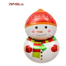 크리스마스 풍선 목발 롤리팝 산타 클로스 선물 상자 Ballon Kids Favor Merry Christmas Decor For Home 2023, [01] 기타, [16] Christmas Snowman B