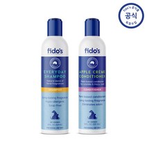 [전제품] fidos 에브리데이 애플크림 강아지 샴푸 린스 250ml, 애플크림 컨디셔너, fidos 애플크림 컨디셔너 250ml