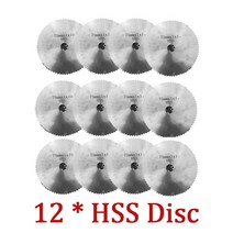 앵글 소형 그라인더 충전 연마기 마끼다 4인치 미니 무선 전기 앵글 그라인더 12V 19500rpm 그라인딩, 11 12Pcs HSS Disc