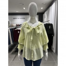 지컷 드로 러플 타이 포인트 블라우스 7210360004(3586837) 백화점
