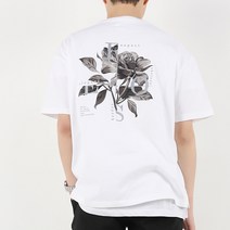 아우라큐 20수 트임 반팔티 P08 남여공용 빅사이즈 반팔 티셔츠