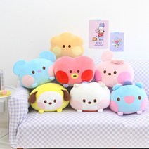 BT21 미니니 코야 알제이 슈키 망 치미 타타 쿠키 쿠션 베개 인형 낮잠 사무실 캐릭터, 치미4438