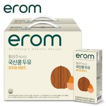 이롬 황성주 박사의 국산콩 두유 호두와아몬드 190mlx40팩, 이롬 황성주 국산콩 두유 호두와, 190ml