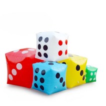 풍선 큰 주사위 80CM 초대형 어린이 게임 소품, 전동 공기 주입기