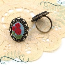 토이앤스티치/자수용 반제품 비엔나 레이스 반지 프랑스자수 퀼트-DIY, F13-비엔나 레이스 반지