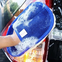 자동차 눈길 오프로드 탈출 보드 트랙 Car Wash Clean Sponge Brush Glass Blue Wave Triangle Exterior, 01 Blue
