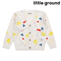 리틀그라운드 데님인더박스-알록도형가디건(73311-200-01)CH 딜 아동니트 아동가디건