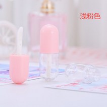3ml 립글로스 립 글레이즈 튜브 10 개 귀여운 캡슐 립스틱 빈 DIY 화장품 용기 도매, 03 pink_01 3ml_01 10pcs