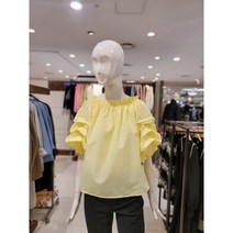 밸리걸 [밸리걸]셔링슬리브 오프숄터 탑(392810)