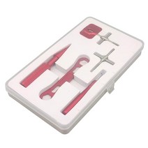 낚시 릴 제거 도구 다기능 수리 키트 DIY 수정 유지 보수 스풀 분해 야외, 02 Red, 01 빨간