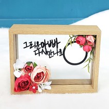 그리운플라워 조화 액자 납골당 사진 꾸미기 추모 봉안당 성묘 꽃, 그리운아빠