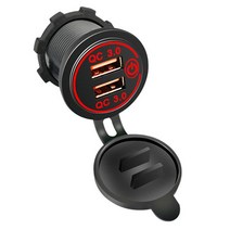 3.0 소켓 방우 카라반 USB 캠핑카 DIY 2포트 QC