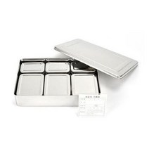 마이몰12 스테인레스 보존식용기 사각 3P 정사각 3P 보존식냉장고 급식