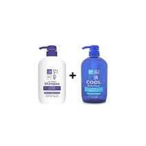 1+1 샴푸 스케일링 지루성 약산성 클리닉 산성, 율무샴푸 1개ㅡ마유쿨샴푸(초록) 1개
