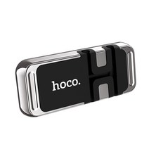이츠굿텐 hoco 케이블 정리 바인더 자석 내장 차량용 케이블스토퍼 라인스토퍼, 케이블바인더_실버