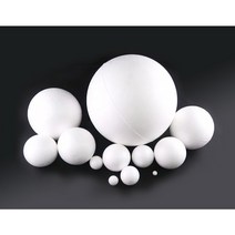스티로폼공 스티로폼볼 구 알갱이 백구 우드락볼 10mm~200mm, 20mm, 10개