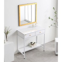 안방 깔끔 수납 서랍형 화이트 콘솔 거울 화장대 여자아이방 드레스룸 현관, 02.화장대_그레이
